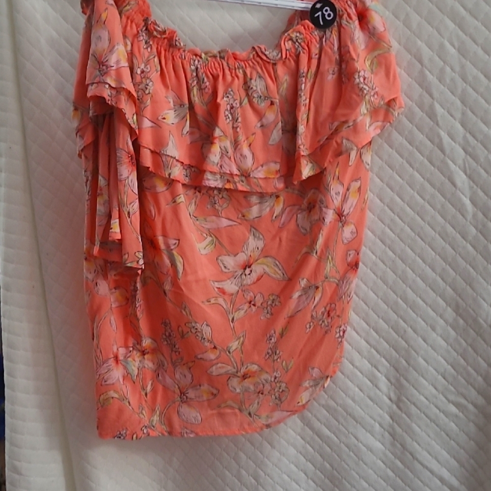 #78 Lrg Off the Shoulder Blouse